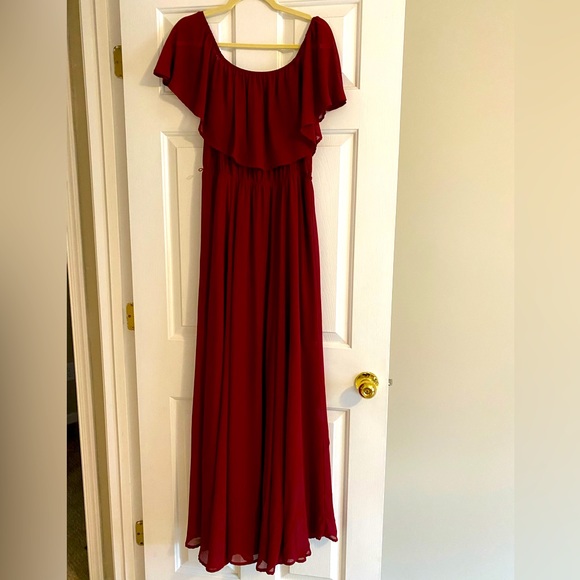 Long red dress - Picture 1 of 8